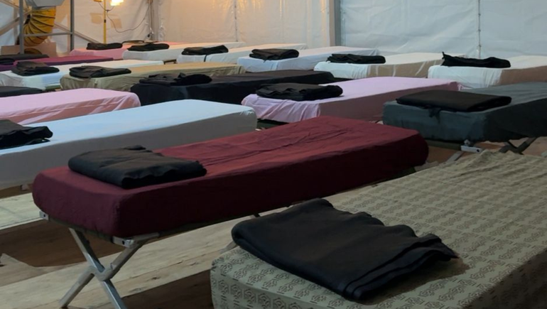 El parador nocturno llegó en el momento justo en que la ola polar llegó a Neuquén. El parador nocturno llegó en el momento justo en que la ola polar llegó a Neuquén.