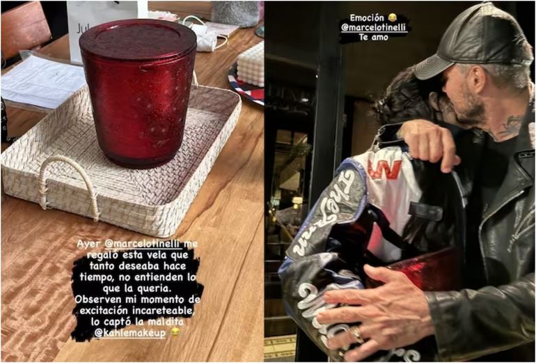Marcelo Tinelli sorprendió a Cande con su regalo soñado Marcelo Tinelli sorprendió a Cande con su regalo soñado