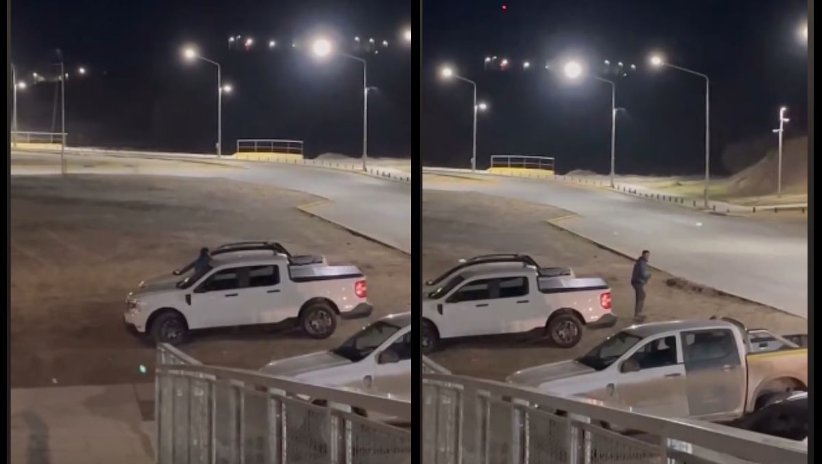 Así roban frente al shopping: dos jóvenes filmaron al sospechoso y ayudaron a las víctimas