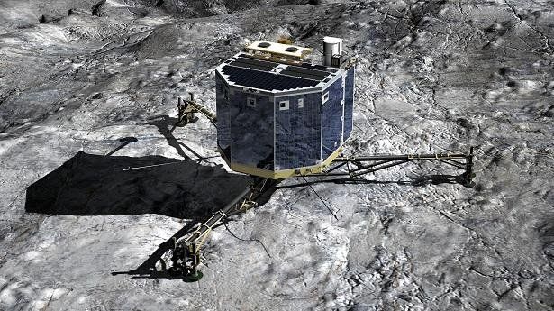 El robot científico Philae cumple su primer año posado en un cometa