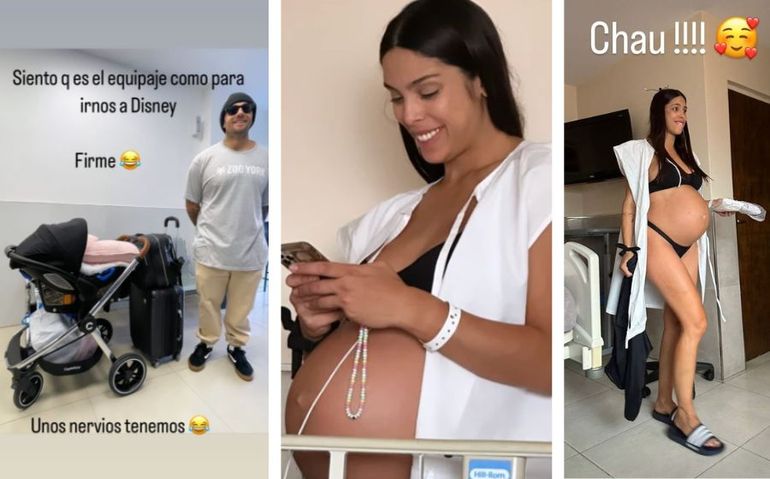 La modelo trasmitió a través de sus historias de Instagram todos los momentos previos al nacimiento de India.