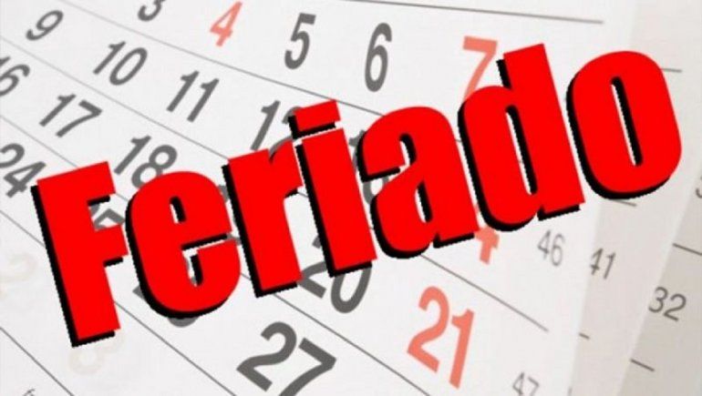 Feriado navideños por el Día de la Inmaculada Concepción.