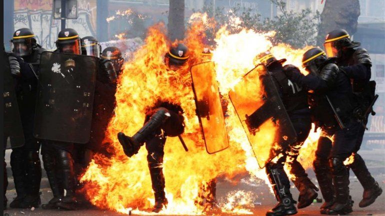 Dos heridos durante una manifestación por el 1° de Mayo en París