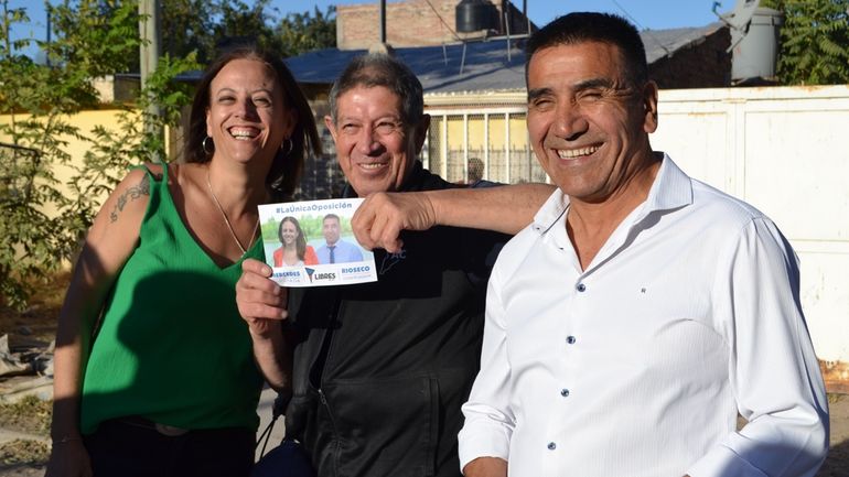 Mercedes Lamarca y Ramón Rioseco hicieron campaña en la Capital provincial.