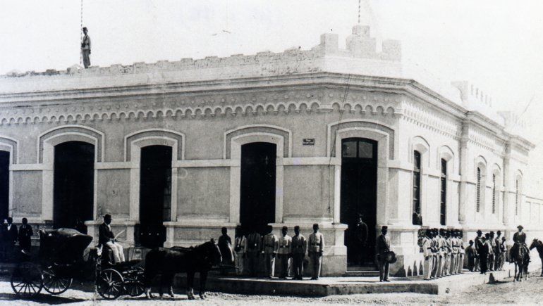 La comisaría de Monteros por aquel entonces.