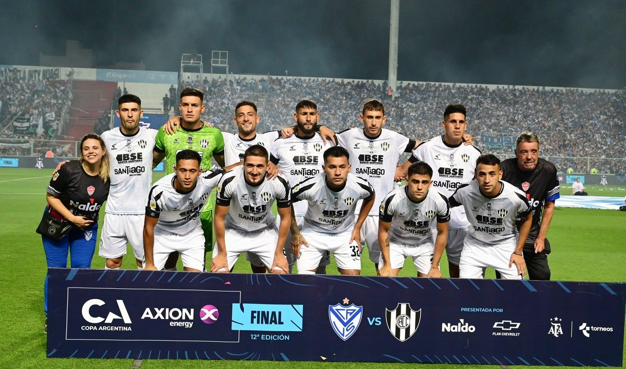 Central Córdoba le ganó a Vélez la final de la Copa Argentina.