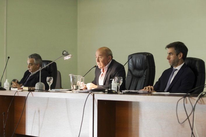 Alejandro Silva, Alejandro Cabral y Simón Bracco, los jueces del Tribunal Oral Federal 1 de Neuquén.