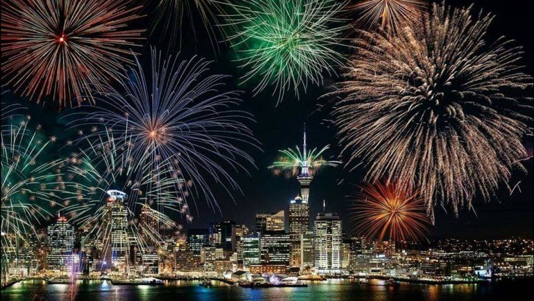 En Oceanía ya celebran la llegada del Año Nuevo