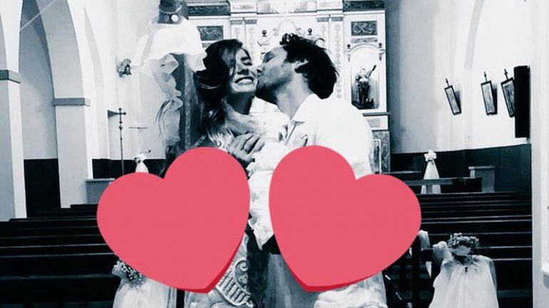 La foto fue publicada por un amigo de la pareja