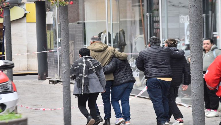 Los familiares de las víctimas ya reciben atención psicológica. Foto: La Voz. Los familiares de las víctimas ya reciben atención psicológica. Foto: La Voz.