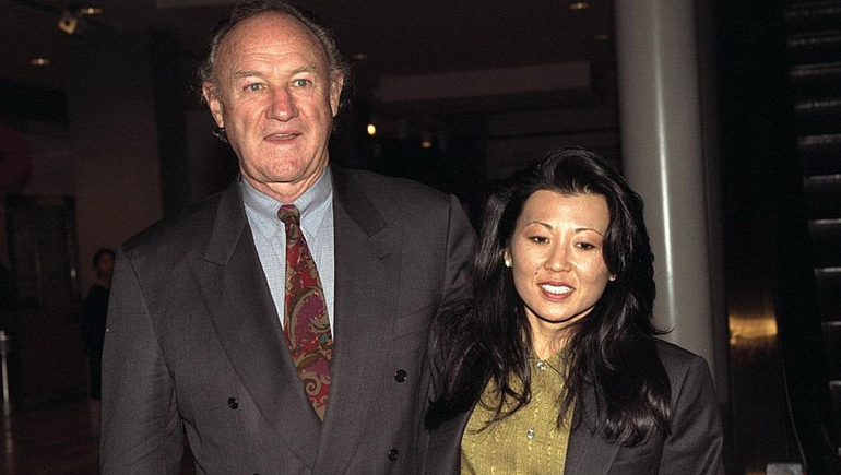 Gene Hackman y su esposa