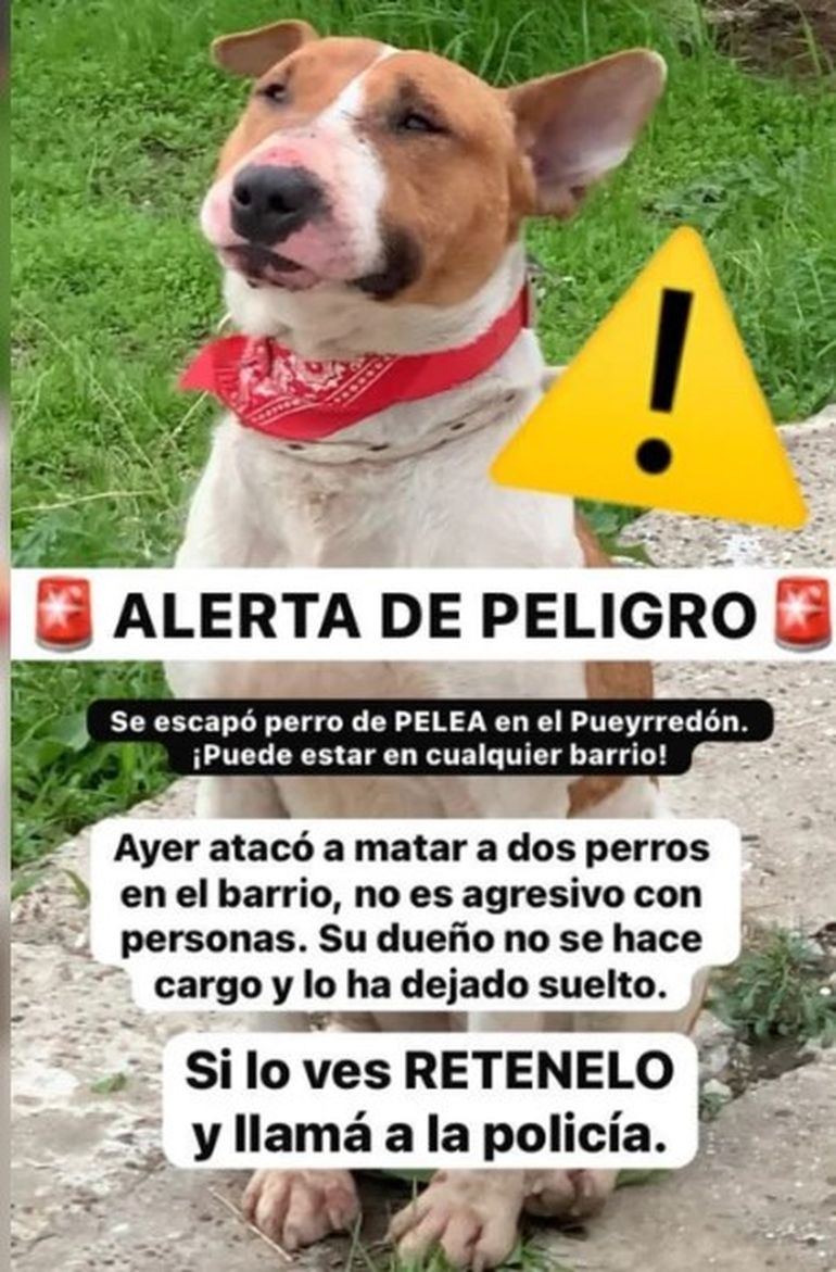 El aviso de advertencia que los vecinos de Comodoro Rivadavia difunden este lunes por las redes. El aviso de advertencia que los vecinos de Comodoro Rivadavia difunden este lunes por las redes. 