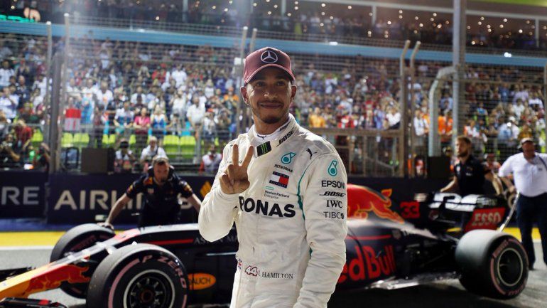 Hamilton fue el más veloz en Singapur