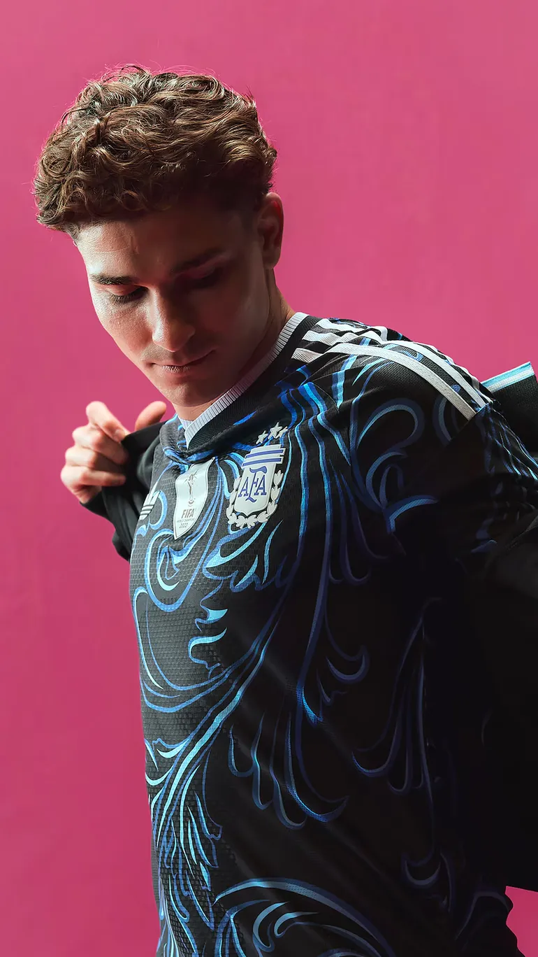 Julián Álvarez, una de las figuras de la Scaloneta. Julián Álvarez, una de las figuras de la Scaloneta.