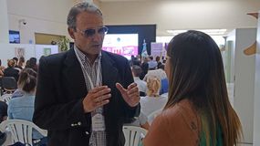 Ferraresso recibió a una mujer policía víctima de violencia