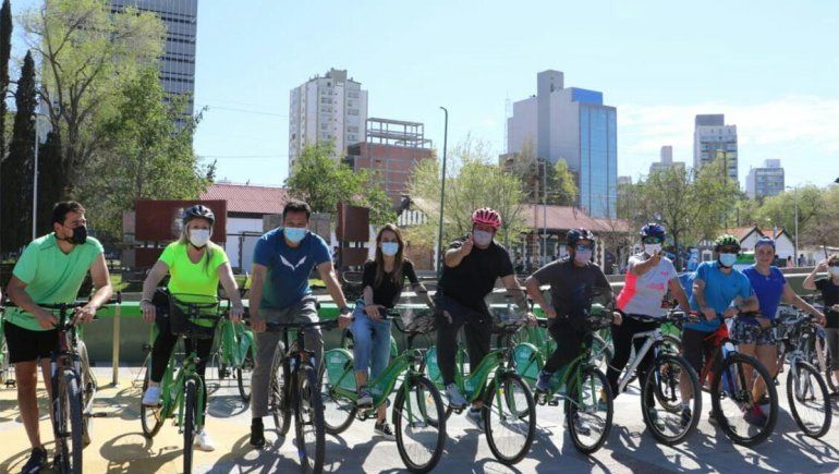 Gaido relanzó el programa de bicicletas públicas gratuitas