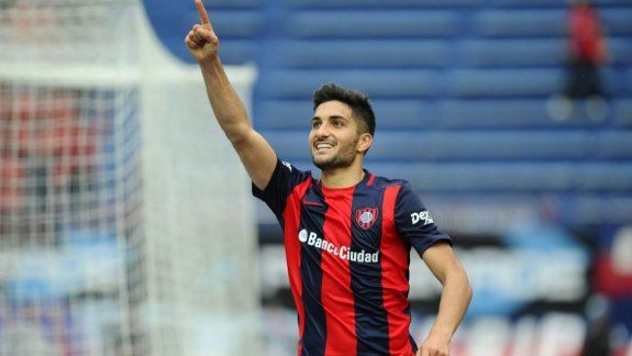 Nicolás Blandi, de gran presente, guardará sus goles para la Copa.