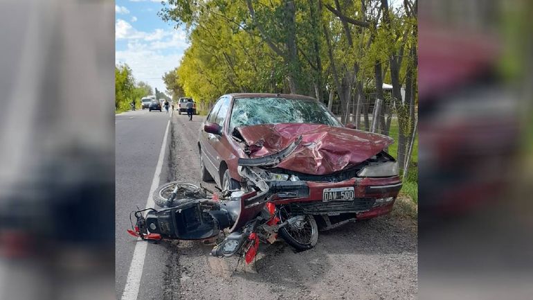Los motocilistas alcoholizados sufrieron fracturas y otras lesiones.&nbsp;