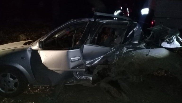 Las Lajas: chocaron su auto desde atrás y murió en el acto