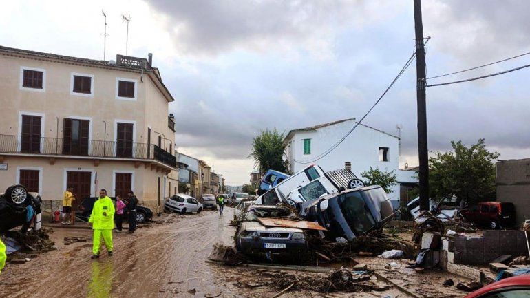 La localidad que más afectada se vio es la de Sant Llorenç des Cardassar.