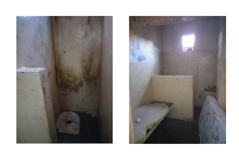 Celdas de Comisaría 16, barrio San Lorenzo, obtenido del Informe 2024 del Grupo de Control del Encierro. Celdas de Comisaría 16, barrio San Lorenzo, obtenido del Informe 2024 del Grupo de Control del Encierro.