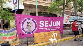 Sejun está con medidas de fuerza hace más de un mes por descuentos masivos y la aplicación del Convenio Colectivo de Trabajo.