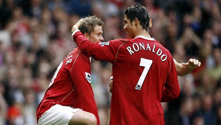 Solskjær y Cristiano Ronaldo jugaron juntos en el Manchester United entre 2003 y 2007.
