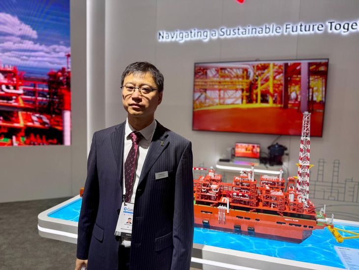 Jason Liu, general manager del FLNG Product Center de Wison. Jason Liu, general manager del FLNG Product Center de Wison.