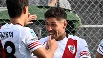 River ganó con un gol de Gonzalo Montiel de cabeza. River ganó con un gol de Gonzalo Montiel de cabeza.