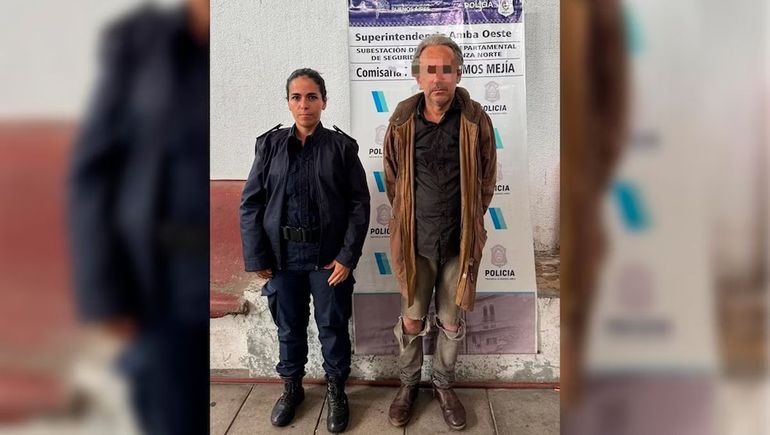 El detenido en Ramos Mejía por el crimen de su madre. El detenido en Ramos Mejía por el crimen de su madre.