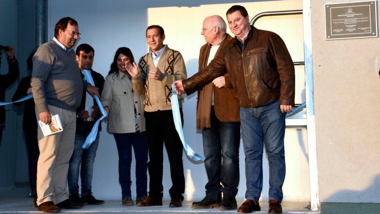 Gutiérrez inauguró el matadero de Loncopué