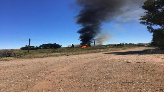 Incendio en Plottier arrasó con 200 metros de pastizales
