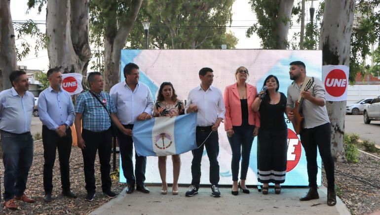 El acuerdo entre MPN y UNE se festejó con un acto en La Sirena