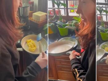 el primer video de cristina kirchner desde la prision domiciliaria: cocinando y hablando de javier milei