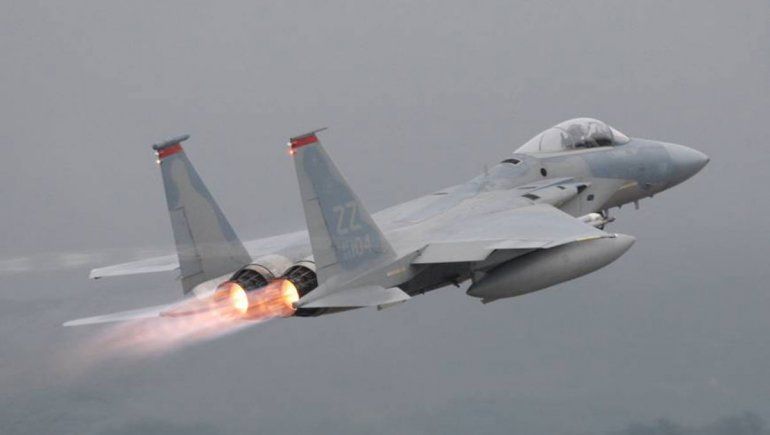 Un avión caza de la Fuerza Aérea de EE.UU. cayó en el mar del Norte