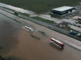 Dramático testimonio: colectivo quedó atrapado con 44 pasajeros en medio del temporal