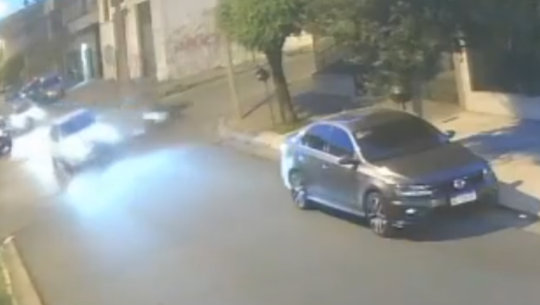 El accidente ocurrió tras un robo en una carnicería.