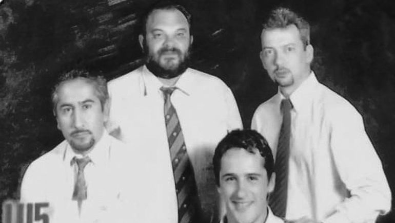 Darío Soto, Alejandro Ascón, Pablo Salaburu y Alejandro Polizzo, en un afiche de LU5. Darío Soto, Alejandro Ascón, Pablo Salaburu y Alejandro Polizzo, en un afiche de LU5.