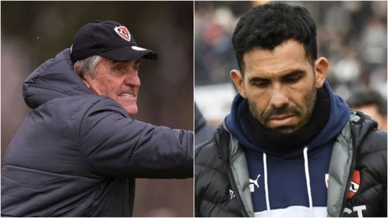 Hugo Tocalli y Carlos Tevez