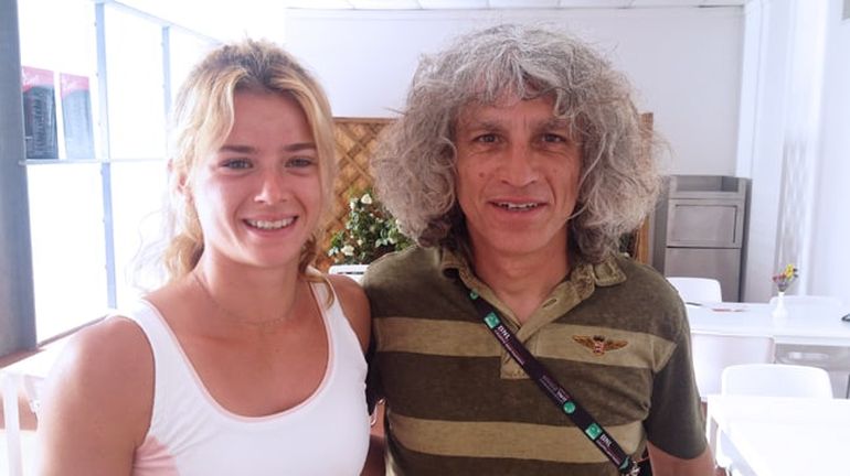 Camila y su padre, Sergio Giorgi. Camila y su padre, Sergio Giorgi.