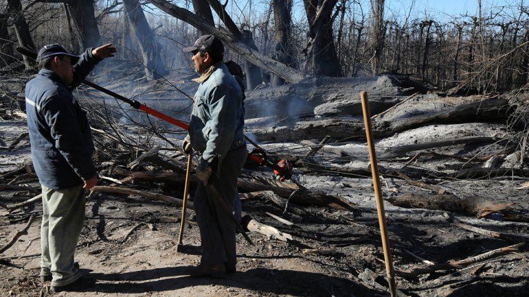 Los vecinos de las chacras se lamentan por los desastres.