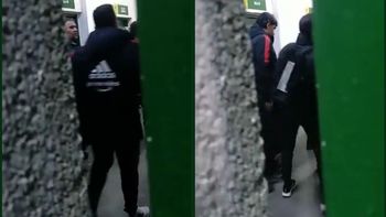 te espero afuera: primeras imagenes del cruce entre gallardo y beccacece en el vestuario te espero afuera: primeras imagenes del cruce entre gallardo y beccacece en el vestuario