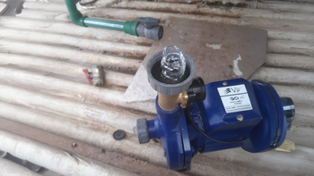 Una de las bombas que se congeló por el frío hace un par de semanas en la región. Una de las bombas que se congeló por el frío hace un par de semanas en la región.