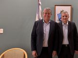 El gobernador Rolando Figueroa se reunió con el presidente de YPF, Horacio Marín.