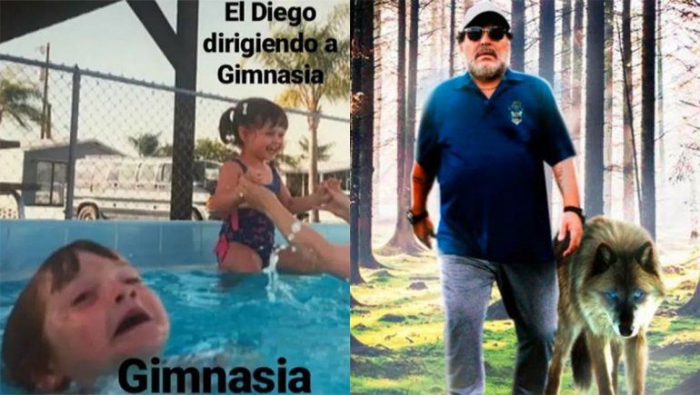 La llegada de Maradona al Lobo ya tiene sus memes: mirá los mejores