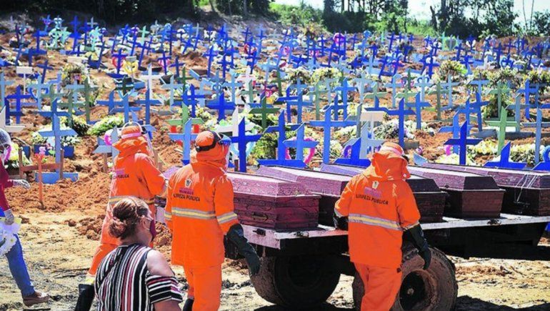 Abril, el mes más oscuro para Brasil por el COVID