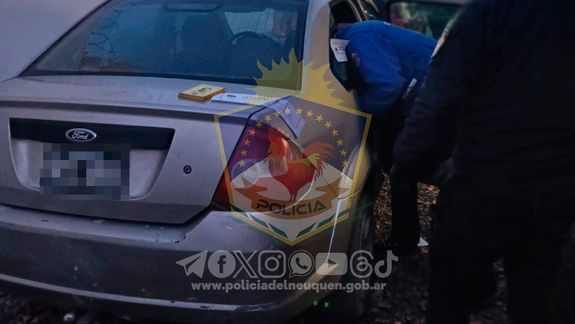 Gracias al aporte del Centro de Monitoreo de Plottier, fue identificado el auto que utilizaban los delincuentes.