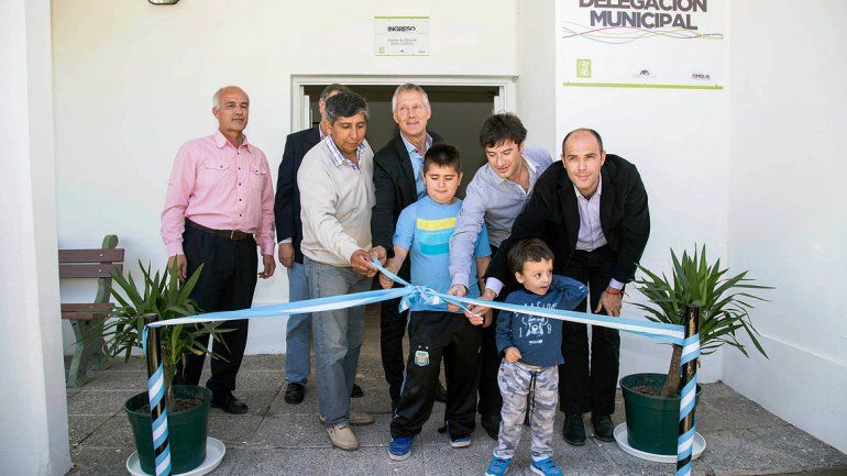 El viernes el intendente Cimolai inauguró la delegación municipal.