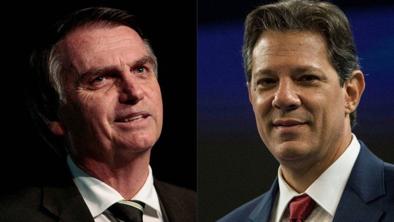 Brasil elige entre Bolsonaro y Haddad quién será presidente