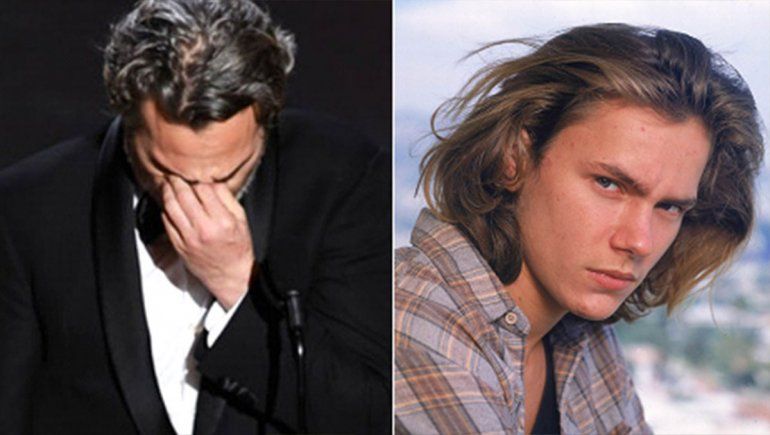 Joaquin Phoenix se quebró al dedicarle el Oscar a su hermano